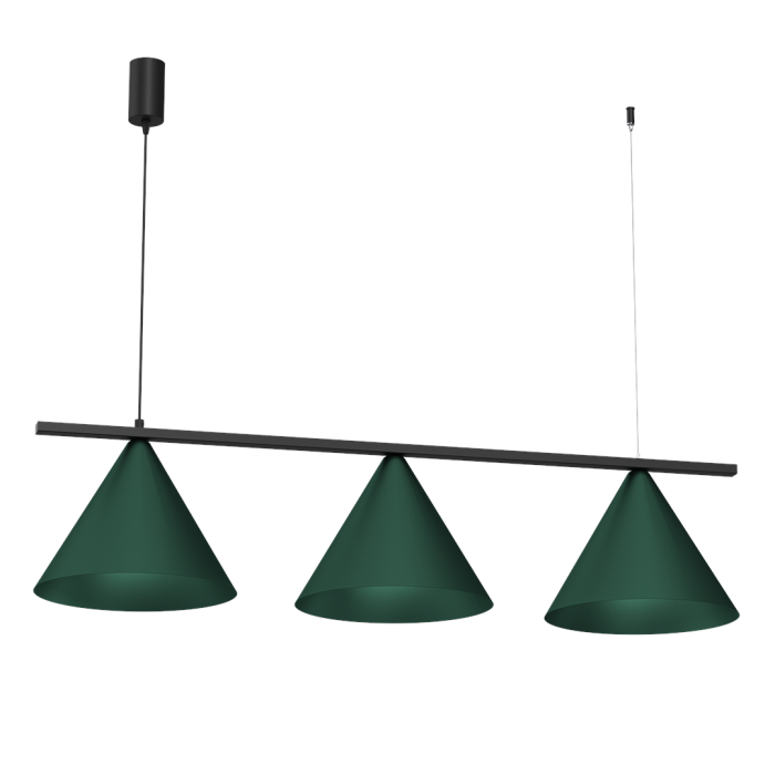 Lustră Milagro Capital  3xGX53   230V/50Hz Green Metal IP20 [7]