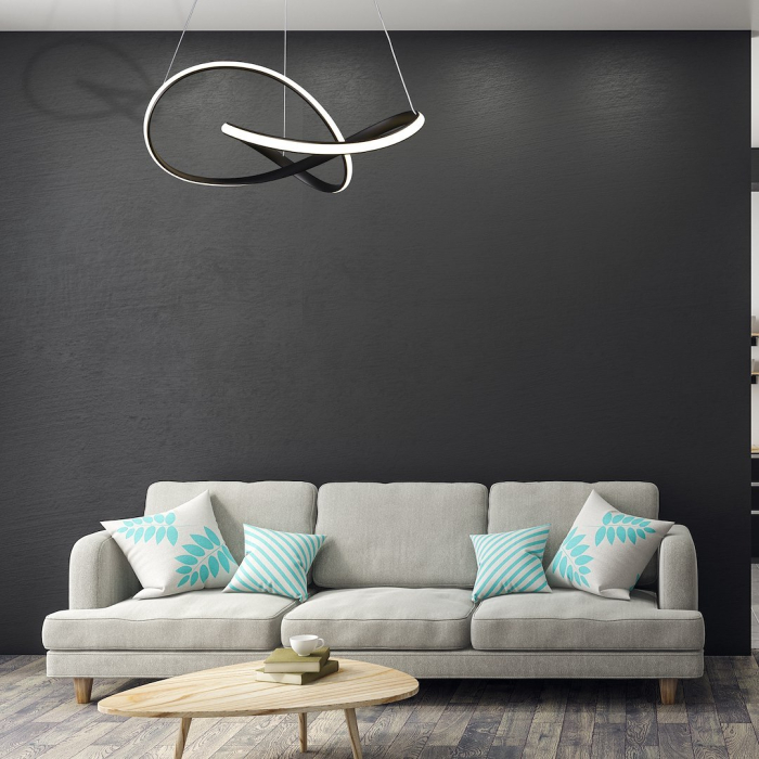 Lustra Milagro Cappio LED 36W 2160 lm 4000K 230V Black Metal & Plastic IP20 [7]