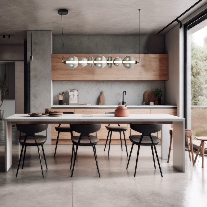 Lustra Milagro Daphne LED 40W 5094lm 3000K 230V Black Metal & Sticlă IP20 [4]