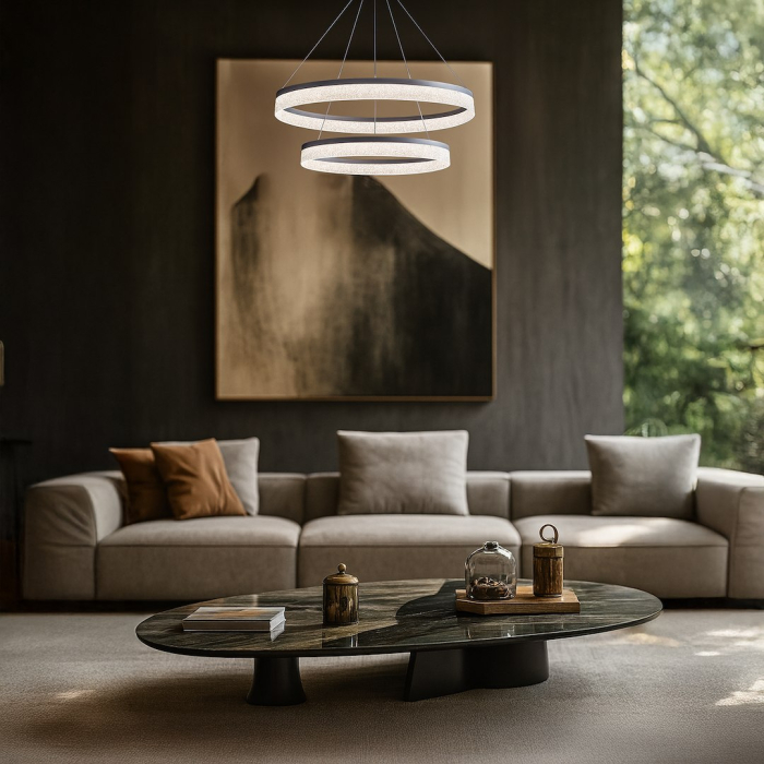 Lustra Milagro Gala LED 54W 4320lm 4000K 230V Crom Metal & Plastic IP20 [4]