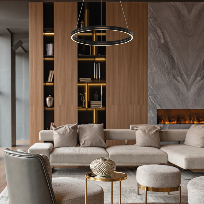 Lustra Milagro Gravity LED 36W 2300lm 4000K 230V Black Metal & Plastic IP20 [3]