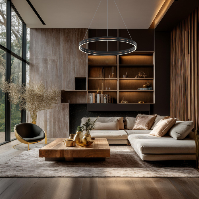 Lustra Milagro Gravity LED 36W 2300lm 4000K 230V Black Metal & Plastic IP20 [4]