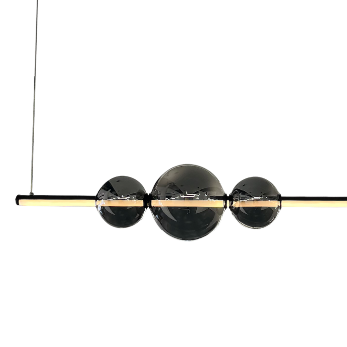 Lustra Milagro Kugel LED 30W 1500lm 4000K 230V Black Metal & Sticlă IP20 [2]