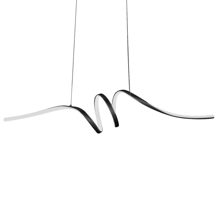 Lustra Milagro Loop LED 28W 1700lm 4000K 230V Black Metal & Plastic IP20 [6]