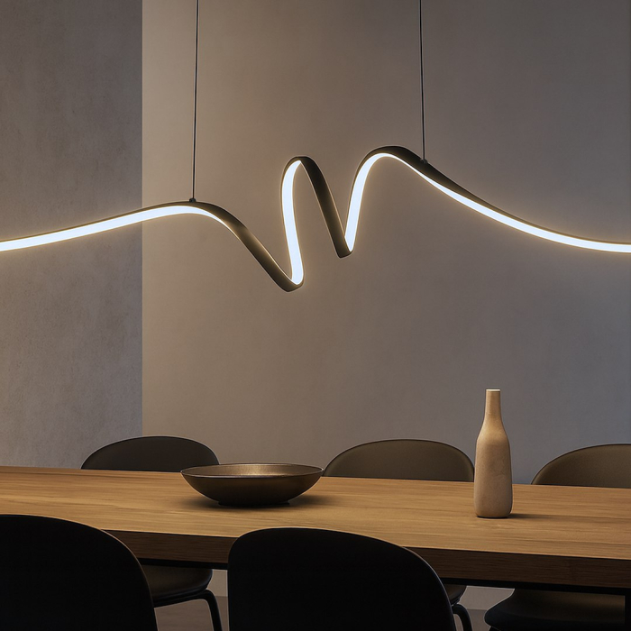 Lustra Milagro Loop LED 28W 1700lm 4000K 230V Black Metal & Plastic IP20 [4]