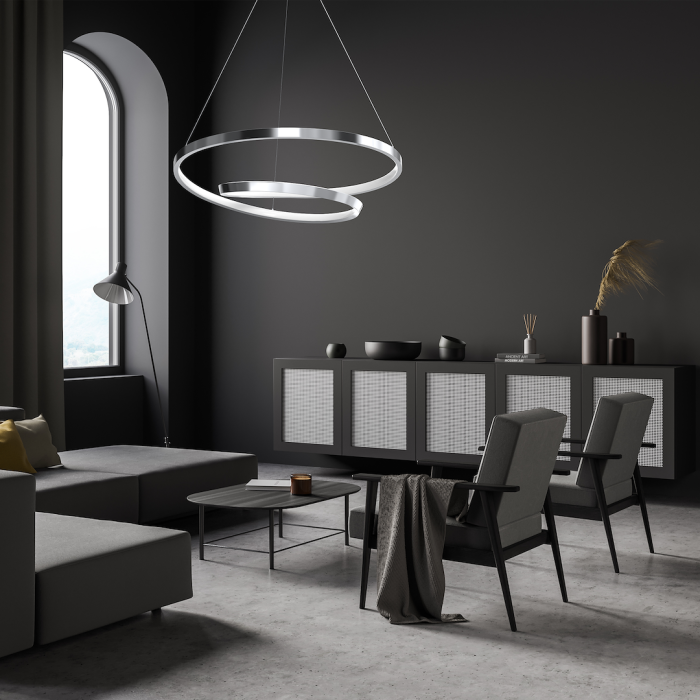 Lustra Milagro Lucero LED 48W 2400 lm 4000K 230V Crom Metal & Plastic IP20 [4]