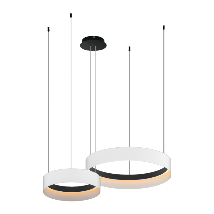 Lustra Milagro Orbita LED 72W 4500lm 4000K 230V Black & White Metal & Plastic IP20 [6]