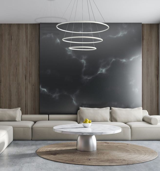 Lustra Milagro Orion LED 99W 6930lm 3000K 230V White Metal & Acril IP20 [6]