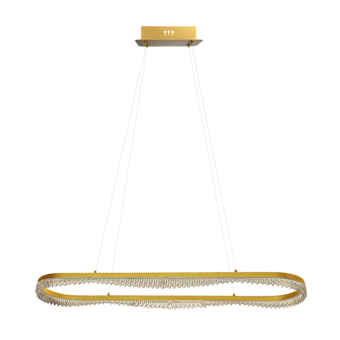 Lustra Milagro Preciosa LED 45W 3600lm 4000K 230V Gold Metal & Acril IP20 [8]