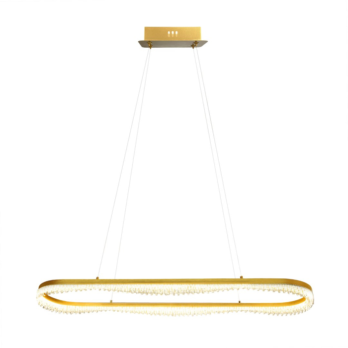 Lustra Milagro Preciosa LED 45W 3600lm 4000K 230V Gold Metal & Acril IP20 [2]