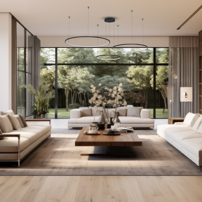 Lustra Milagro Saturno LED 100W 4500lm 4000K 230V Black Metal & Plastic IP20 [3]