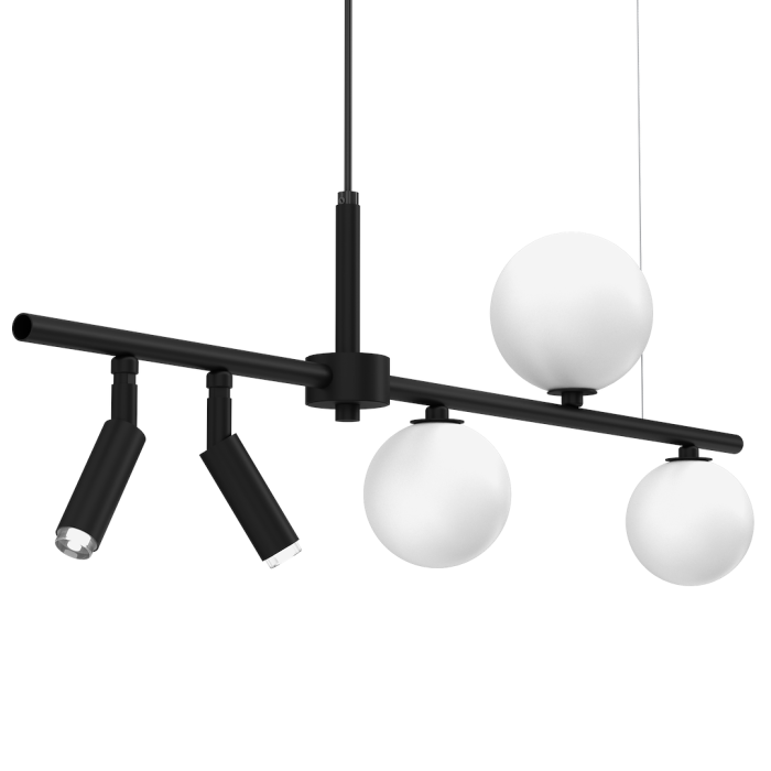 Lustra Milagro Sirio G9 5xG9 25W   230V Black & White Metal & Sticla & Plastic IP20 [2]