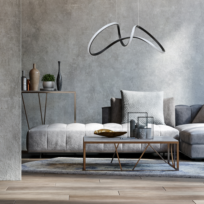 Lustra Milagro Tesoro LED 48W 2400 lm 4000K 230V Black Metal & Plastic IP20 [5]