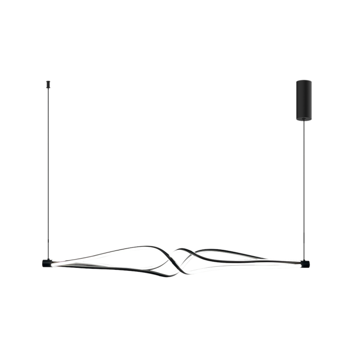 Lustra Milagro Twister LED 56W 3700lm 4000K 230V Black Metal & Plastic IP20 [6]