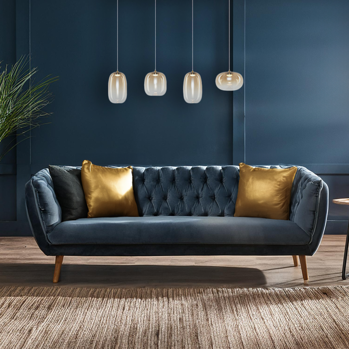 Lustra Milagro Vaso LED 15W 1689lm 3000K 230V Gold & Amber Metal & Sticla IP20 [3]