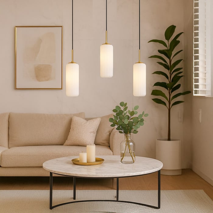 Lustra Milagro Vesta E27 3xE27   230V Gold Metal & Sticlă IP20 [6]