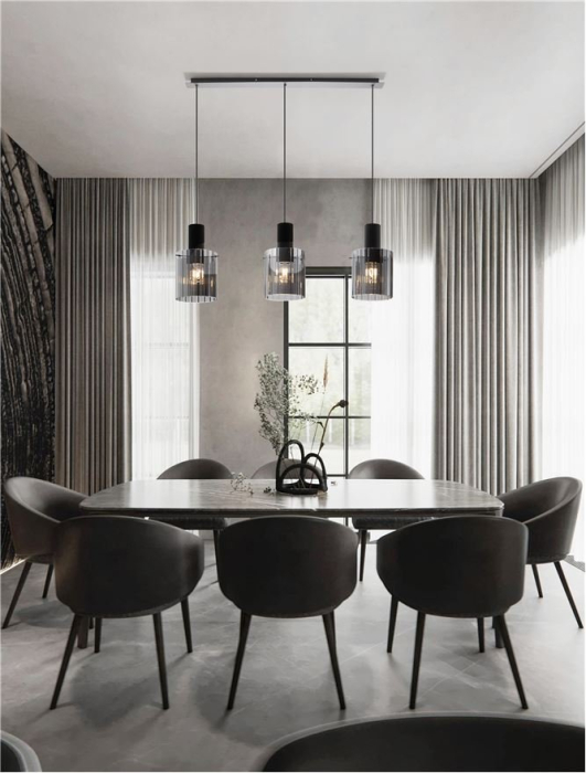 Lustra MIRBI Nova Luce 9236202 3xE27 IP20 Sandy Black [4]