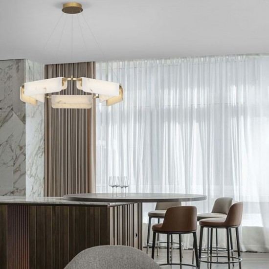 Lustra Nova Luce Aider, alama, LED, 45W, 2707 lumeni, alb cald 3000K, D.93 cm, 9019759 [2]