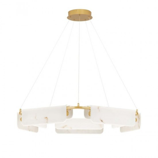 Lustra Nova Luce Aider, alama, LED, 45W, 2707 lumeni, alb cald 3000K, D.93 cm, 9019759 [1]