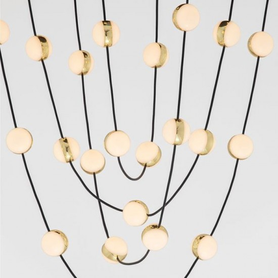 Candelabru Nova Luce Alcinoe, negru/auriu, LED, 102W, 8914 lumeni, alb cald 3000K, D.84 cm, 9511019 [3]