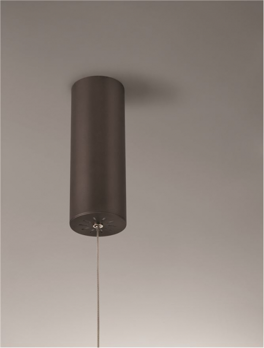 Lustra Nova Luce ELOW EN 9345649 LED 60W 3000K 2552lm Brushed BroW n Coffee Aluminium & Silicone  Triac Dimmable IP20 [7]