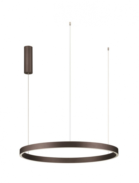 Lustra Nova Luce ELOW EN 9345650 LED 77W 3000K 3326lm Brushed BroW n Coffee Aluminium & Silicone  Triac Dimmable IP20 [2]
