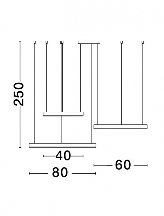Lustra Nova Luce ELOW EN 9345652 LED 181W 3000K 8891lm Sandy Black Aluminium & Silicone  Triac Dimmable IP20 [10]