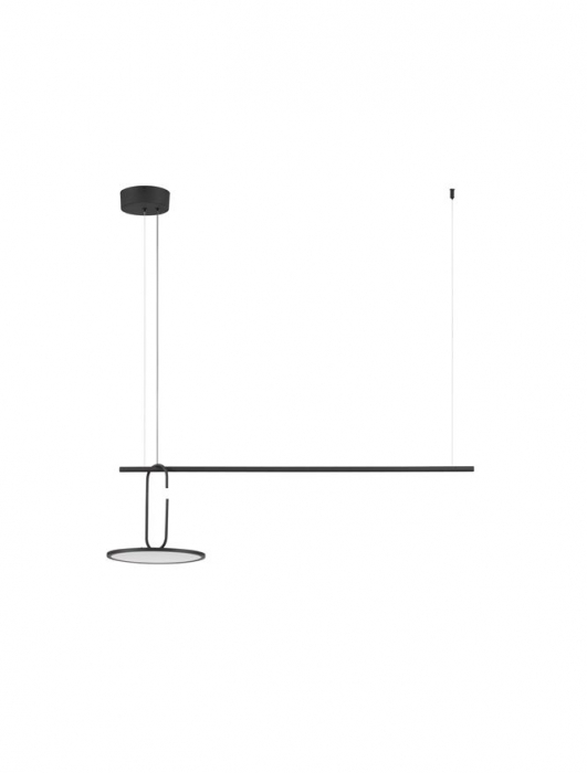 Lustra Nova Luce GEA 9501209 LED 22W 3000K 2600lm Black Steel, Aluminium & Acrylic   IP20 [3]