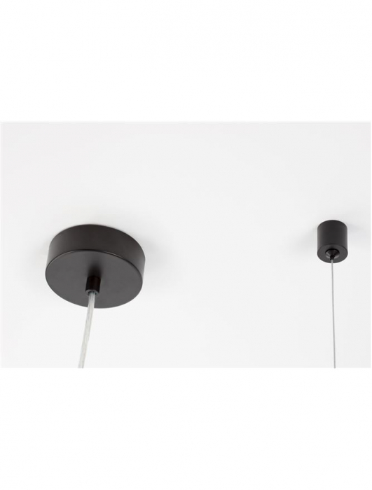 Lustra Nova Luce ODILLIA G9 7x5W   Matt Black Metal & Glass IP20 [12]