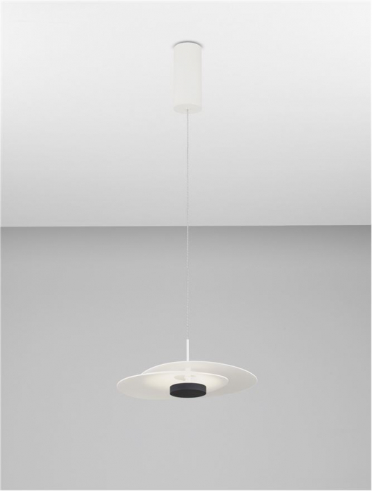 Lustra Nova Luce OLEA 9580694 Triac Dimmable Sandy White Aluminium LED 16W 537lm 3000K IP20 [4]