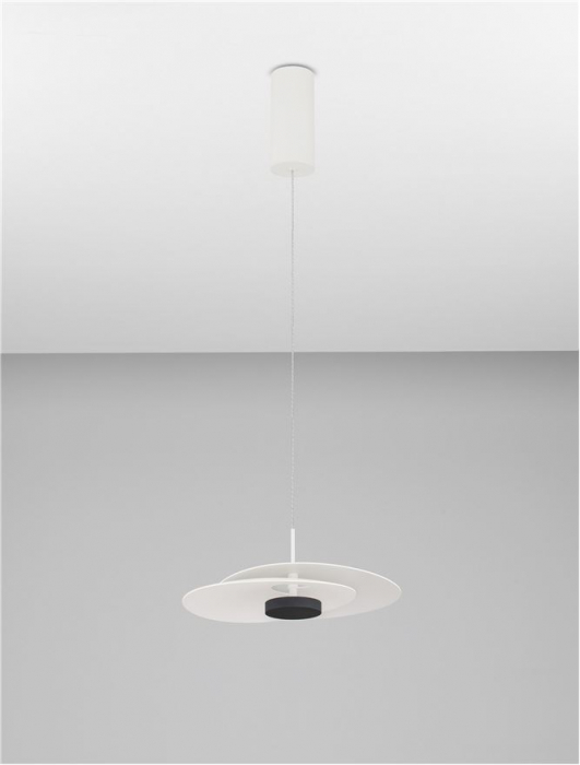 Lustra Nova Luce OLEA 9580694 Triac Dimmable Sandy White Aluminium LED 16W 537lm 3000K IP20 [3]