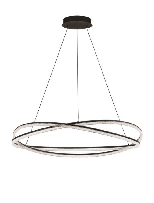 Lustra Nova Luce OPEHLIA 9186935 LED 68W 3000K 5637lm Sandy Black Aluminium   IP20 [3]
