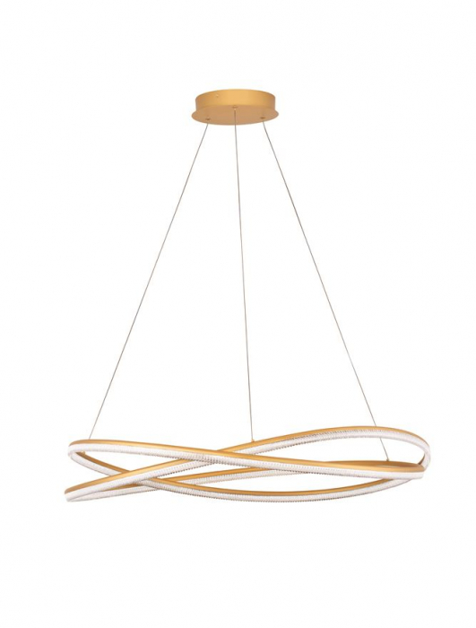 Lustra Nova Luce OPEHLIA 9186936 LED 68W 3000K 5637lm Brass Gold Aluminium   IP20 [2]