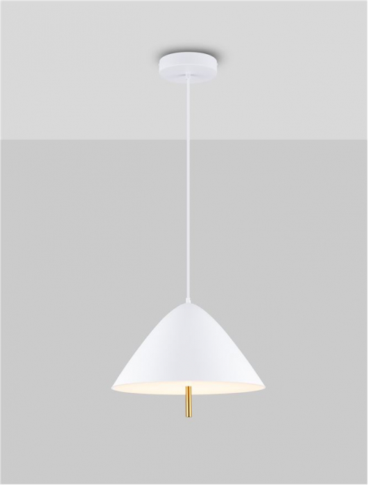 Lustra Nova Luce OROS 9695289 Sandy White Metal & Acrylic LED 17W 917lm 3000K IP20 [4]
