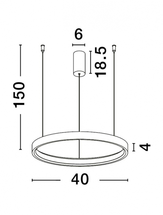 Lustra Nova Luce PERRINE 9345647 LED 22W 3000K 2552lm Brushed BroW n Coffee Aluminium & Silicone  Triac Dimmable IP20 [7]
