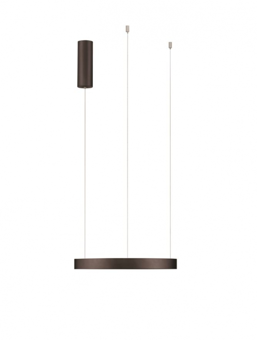 Lustra Nova Luce PERRINE 9345647 LED 22W 3000K 2552lm Brushed BroW n Coffee Aluminium & Silicone  Triac Dimmable IP20 [3]