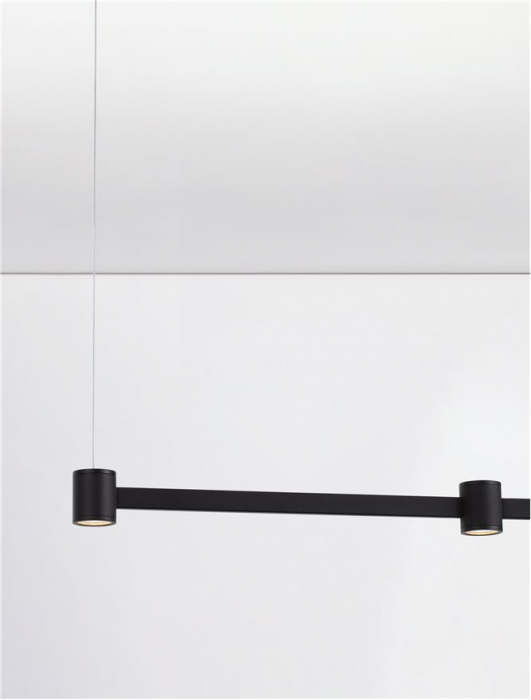 Lustra Nova Luce PUIZE 9002050 LED 21W 3000K 1665lm Sandy Black Aluminium  IP20 [8]