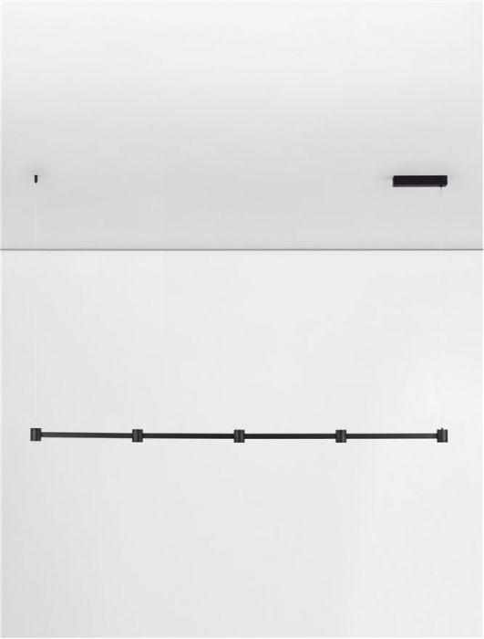 Lustra Nova Luce PUIZE 9002052 LED 30W 3000K 2755lm Sandy Black Aluminium  IP20 [4]