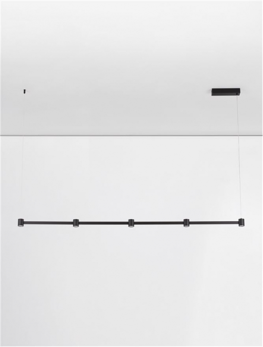 Lustra Nova Luce PUIZE 9002052 LED 30W 3000K 2755lm Sandy Black Aluminium  IP20 [5]