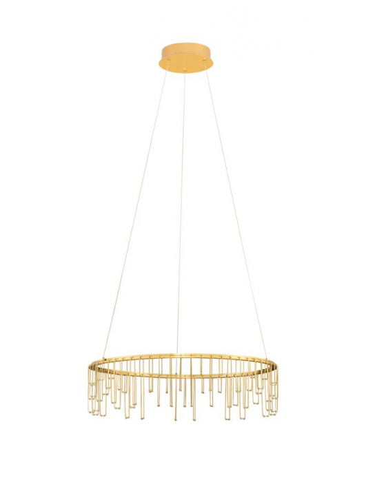 Lustra Nova Luce STELLAR 9186974 LED 26W 3000K 1981lm Matt Brass Gold Copper Triac Dimmable IP20 [1]