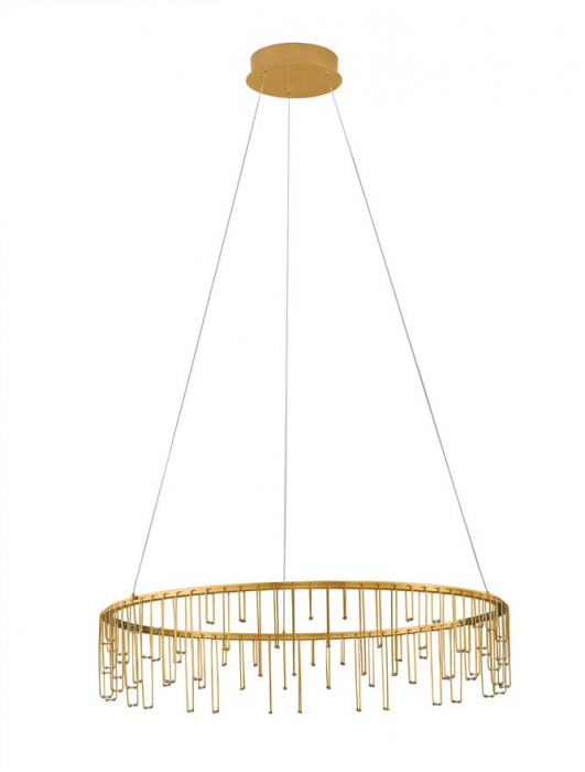 Lustra Nova Luce STELLAR 9186976 LED 31W 3000K 2563lm Matt Brass Gold Copper Triac Dimmable IP20 [1]