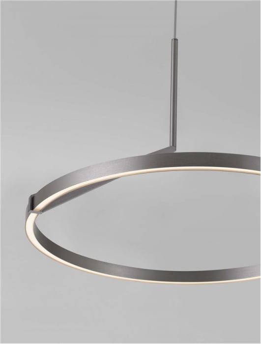 Lustra Nova Luce TILIA 9088139 Triac Dimmable Foggy Nickel Aluminium LED 31W 2210lm 2700K-3000K-4000K CCT IP20 [6]