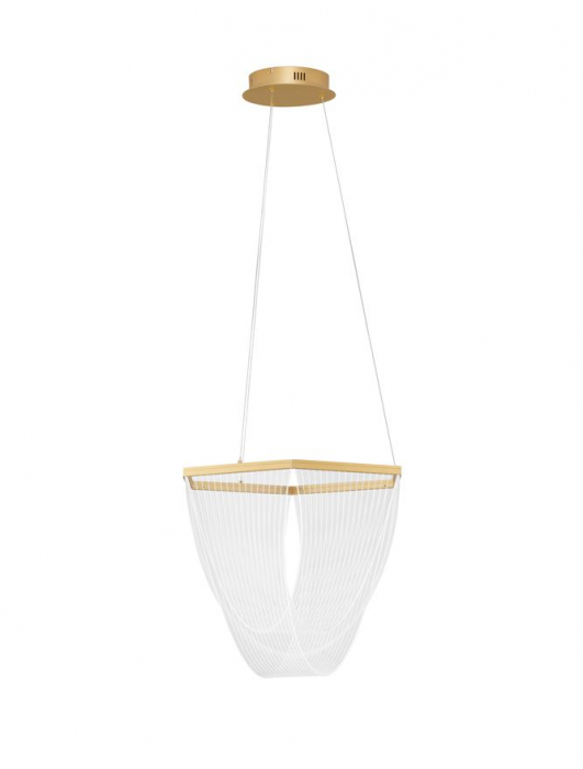 Lustra Nova Luce VALENTIN 9030636 LED 35W 3000K 2995lm Brass Gold Aluminium &Acrylic  Triac Dimmable IP20 [3]