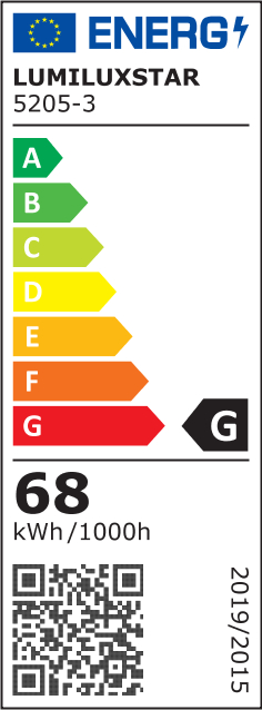 Lustra OEM LED integrat 68W CCT (3000K+4000K+6500K) Metal+Acril Black  600 x 600 x 1000mm [2]