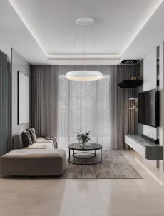 Lustra ORMI Nova Luce 9030518 LED 38 W, 2564 lm, 2700-3000K IP20 Sandy White [2]