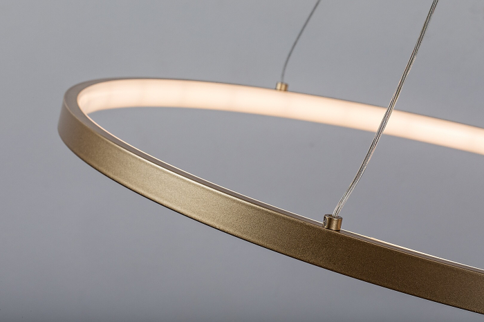Lustra Rabalux Beliza LED 55W 4100lm 3000K metal silicon auriu alb IP20 [3]