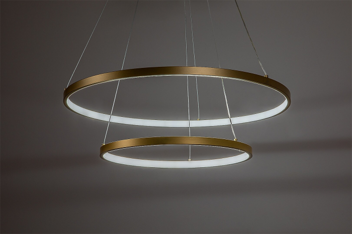 Lustra Rabalux Beliza LED 75W 6100lm 3000-6500K metal silicon auriu alb IP20 [7]