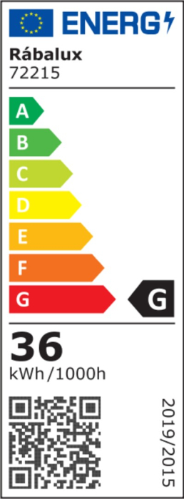 Lustra Rabalux Castiel LED 36W 2380lm 3000K metal silicon auriu alb IP20 [6]