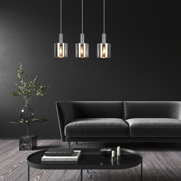 Lustra Rabalux Donati E27 E27 3x MAX 60W   metal chrome stil modern 230V, 50Hz IP20 5250 [4]