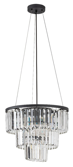 Lustra Rabalux Eloisa E27 E27 3x MAX 25W metal black stil clasic, IP20 72265 [2]